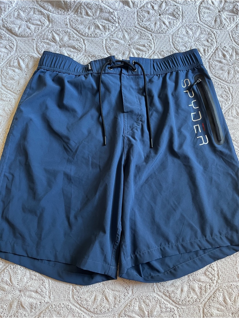 Spyder swim trunks blue navy men’s xl beach shorts